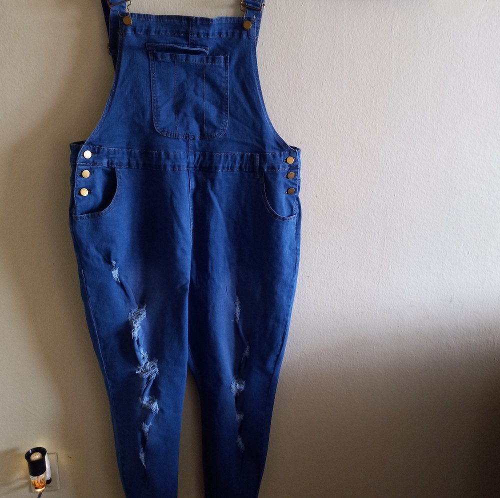 Overall Jean Jumpsuit